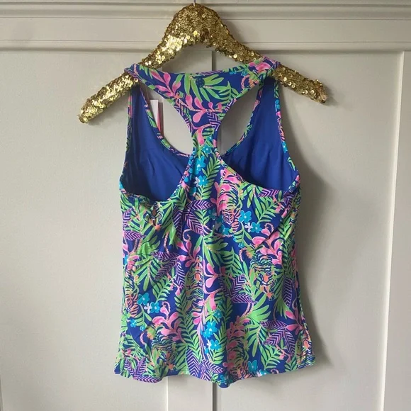 Lilly Pulitzer Luxletic Racerback Tank NWT - Picture 2 of 5